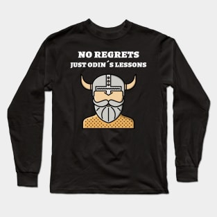 No regrets just Odin´s lessons Long Sleeve T-Shirt